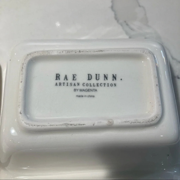 RAE DUNN Set Goals Take Action Hold Paperclip Desk  Trinket Dishes - Picture 7 of 8